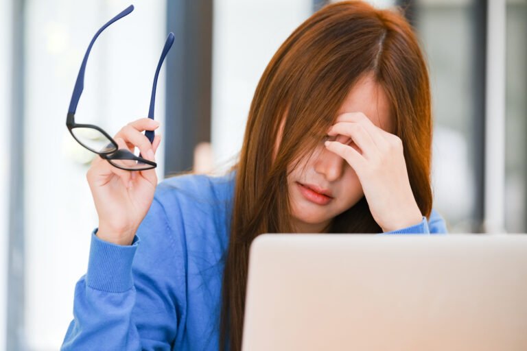 businesswoman covering her face with both hands wi 2026 01 09 08 06 59 utc